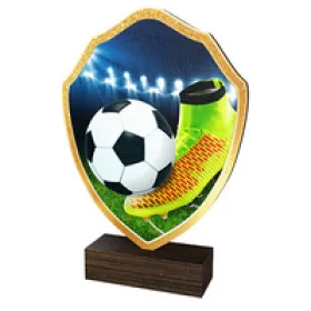 Dřevěná plaketa TFRW005 | Fotbal Výška cm: 22