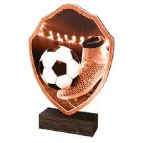 Dřevěná plaketa TFRW008 | Fotbal Výška cm: 11,5