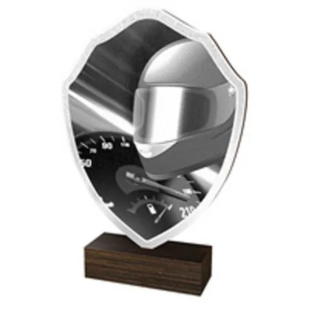 Dřevěná plaketa TFRW019 | Motorsport Výška cm: 13,5