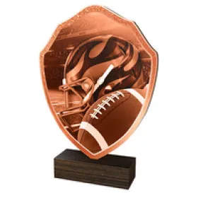 Dřevěná plaketa TFRW024 | Americký fotbal Výška cm: 22