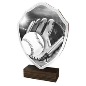 Dřevěná plaketa TFRW027 | Baseball Výška cm: 20