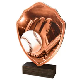 Dřevěná plaketa TFRW028 | Baseball Výška cm: 20