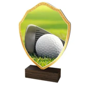 Dřevěná plaketa TFRW045 | Golf Výška cm: 10,5