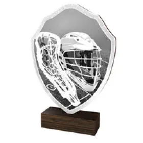 Dřevěná plaketa TFRW063 | Lacrosse Výška cm: 22