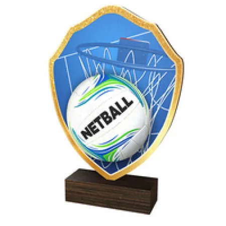 Dřevěná plaketa TFRW126 | Netball Výška cm: 10,5