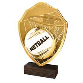 Dřevěná plaketa TFRW127 | Netball Výška cm: 10,5