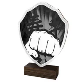 Dřevěná plaketa TFRW148 | Bojová umění Výška cm: 22