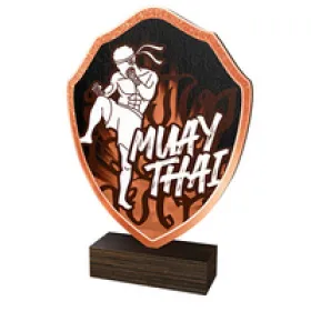 Dřevěná plaketa TFRW157 | Bojová umění Výška cm: 18