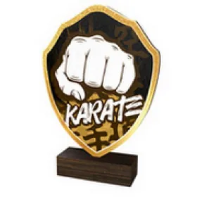 Dřevěná plaketa TFRW159 | Bojová umění Výška cm: 14,5