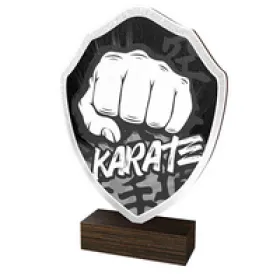 Dřevěná plaketa TFRW160 | Bojová umění Výška cm: 16