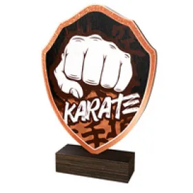 Dřevěná plaketa TFRW161 | Bojová umění Výška cm: 14,5