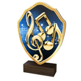 Dřevěná plaketa TFRW174 | Hudba Výška cm: 10,5