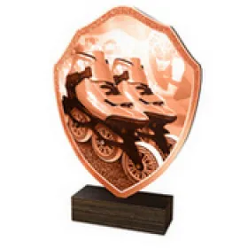 Dřevěná plaketa TFRW185 | Bruslení Výška cm: 18