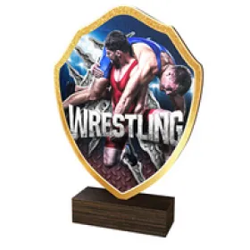 Dřevěná plaketa TFRW206 | Bojová umění Výška cm: 11,5