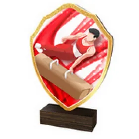 Dřevěná plaketa TFRW234 | Gymnastika Výška cm: 22