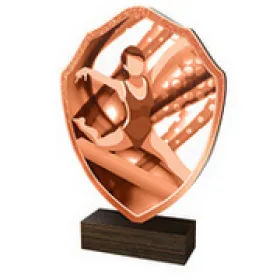 Dřevěná plaketa TFRW241 | Gymnastika Výška cm: 18