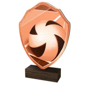 Dřevěná plaketa TFRW068 | Volejbal Výška cm: 13,5