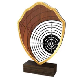 Dřevěná plaketa TFRW070 | Střelba Výška cm: 18