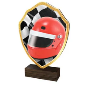 Dřevěná plaketa TFRW074 | Motorsport Výška cm: 13,5