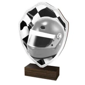 Dřevěná plaketa TFRW076 | Motorsport Výška cm: 16