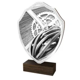 Dřevěná plaketa TFRW080 | Cyklistika Výška cm: 16