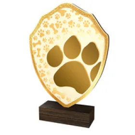 Dřevěná plaketa TFRW083 | Kynologie Výška cm: 16