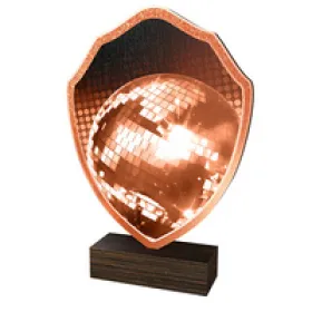 Dřevěná plaketa TFRW097 | Tanec Výška cm: 10,5