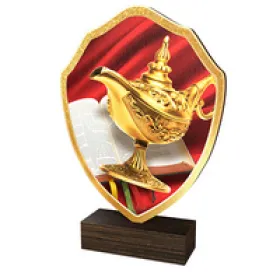 Dřevěná plaketa TFRW098 | Quiz Výška cm: 14,5