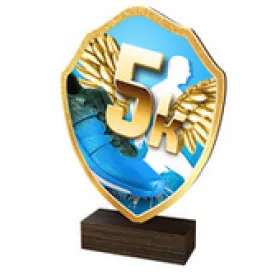 Dřevěná plaketa TFRW102 | Běh Výška cm: 10,5