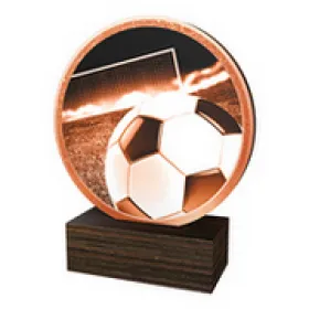 Dřevěná plaketa TFRW504 | Fotbal Výška cm: 10,5