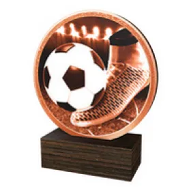 Dřevěná plaketa TFRW508 | Fotbal Výška cm: 13,5