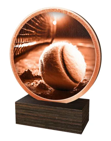 Dřevěná plaketa TFRW516 | Tenis Výška cm: 13,5