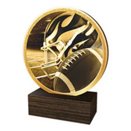 Dřevěná plaketa TFRW522 | Americký fotbal Výška cm: 9,5
