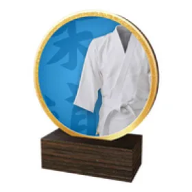 Dřevěná plaketa TFRW582 | Bojová umění Výška cm: 9,5