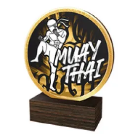 Dřevěná plaketa TFRW595 | Bojová umění Výška cm: 12,5