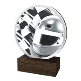 Dřevěná plaketa TFRW640 | Motorsport Výška cm: 12,5