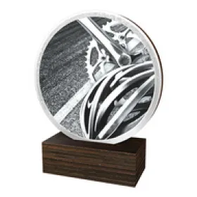 Dřevěná plaketa TFRW644 | Cyklistika Výška cm: 12,5