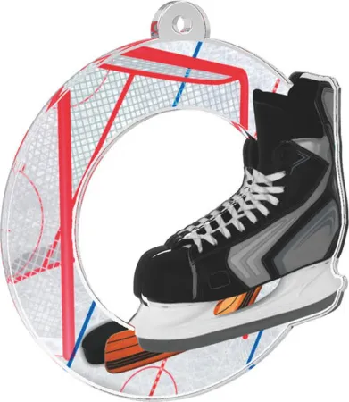 Akrylátová medaile MDA0010M17 | Hokej Stuha: ST15, MD průměr: 5