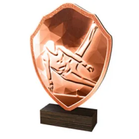 Dřevěná plaketa TFRW117 | Gymnastika Výška cm: 20