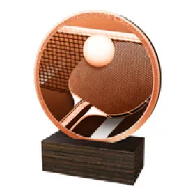 Dřevěná plaketa TFRW685 | Stolní tenis Výška cm: 12,5