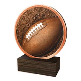 Dřevěná plaketa TFRW748 | Americký fotbal Výška cm: 9,5