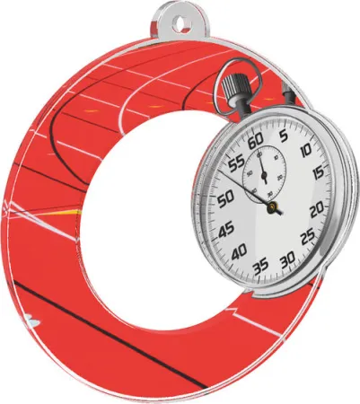 Akrylátová medaile MDA0010M28 | Atletika Stuha: ST8, MD průměr: 6