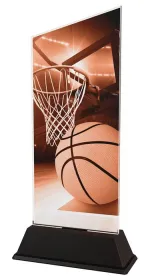 Akrylátová trofej CAS0107 | Basketball Výška cm: 21,5