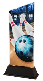 Akrylátová trofej CAS0108 | Bowling Výška cm: 21,5