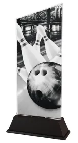 Akrylátová trofej CAS0110 | Bowling Výška cm: 16,5