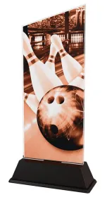 Akrylátová trofej CAS0111 | Bowling Výška cm: 16,5