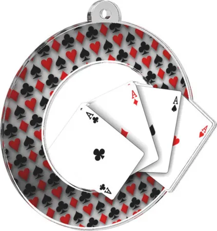 Akrylátová medaile MDA0010M34 | Karty Stuha: ST7, MD průměr: 7