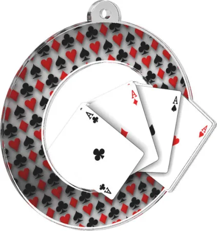 Akrylátová medaile MDA0010M34 | Karty Stuha: ST7, MD průměr: 7