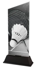 Akrylátová trofej CAS0134 | Badminton Výška cm: 21,5