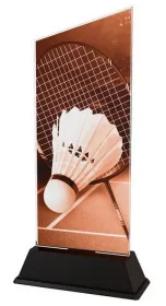 Akrylátová trofej CAS0135 | Badminton Výška cm: 21,5